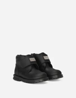 Calfskin ankle boots