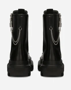 Calfskin ankle boots
