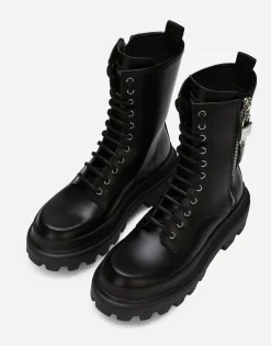 Calfskin ankle boots