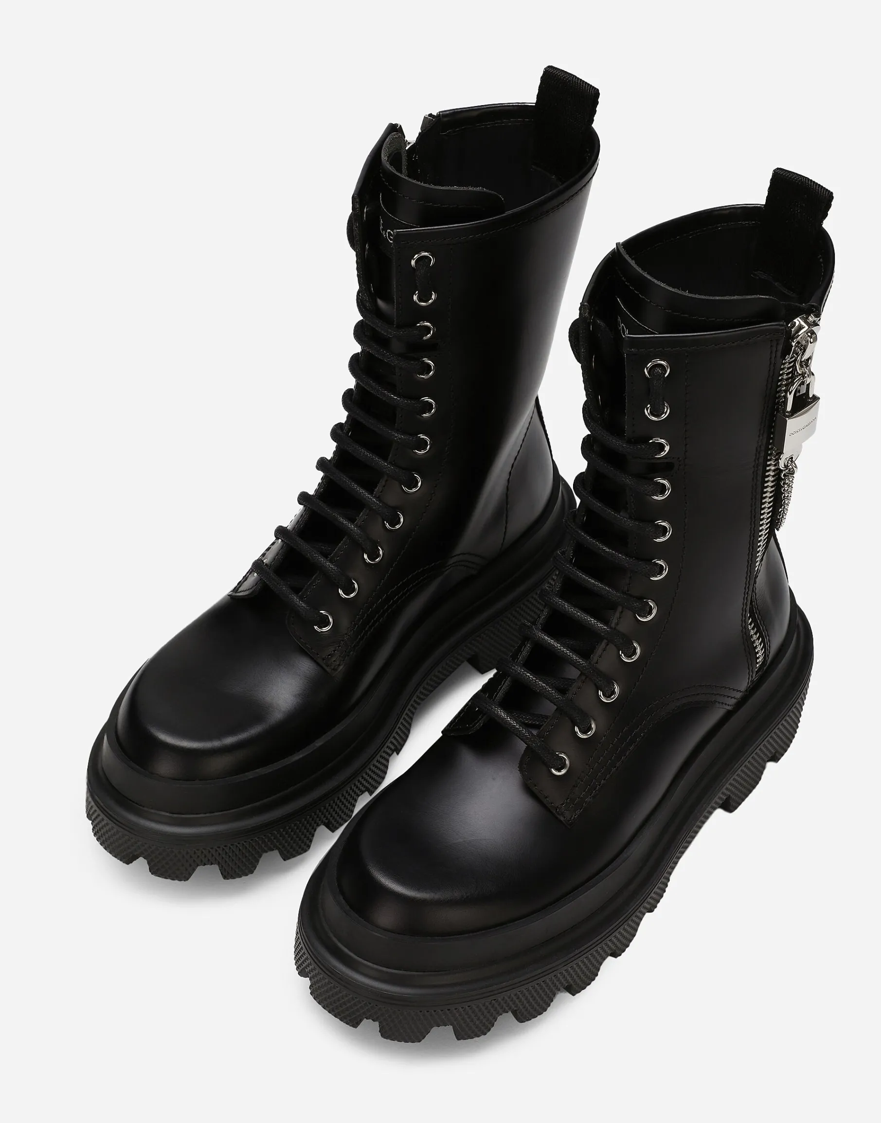 Calfskin ankle boots
