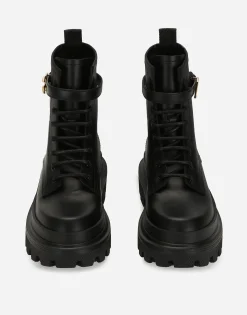 Calfskin ankle boots