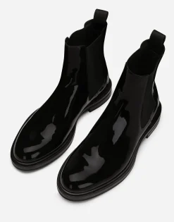 Calfskin ankle boots
