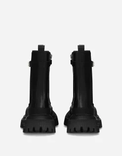 Calfskin ankle boots
