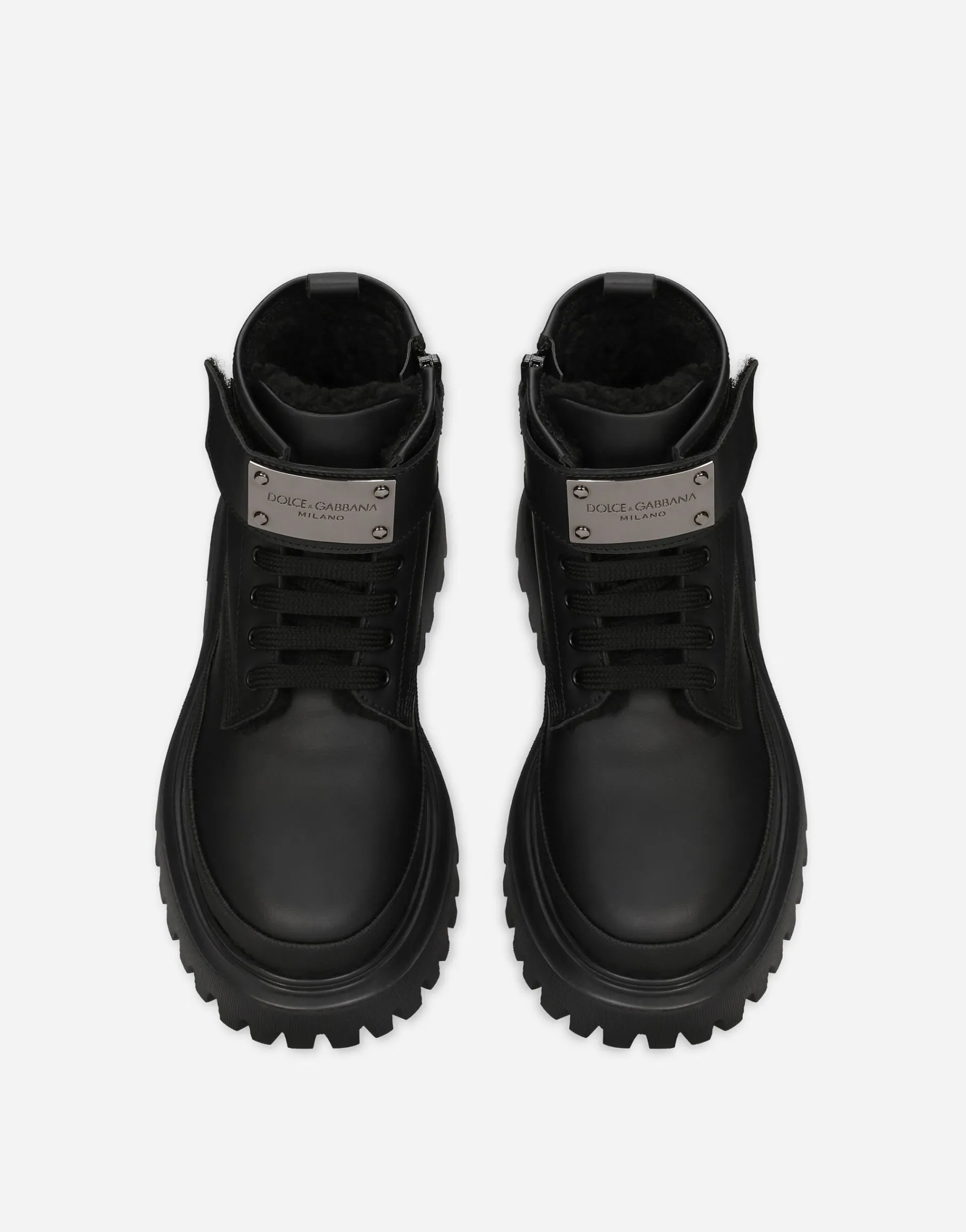 Calfskin ankle boots