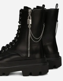 Calfskin ankle boots