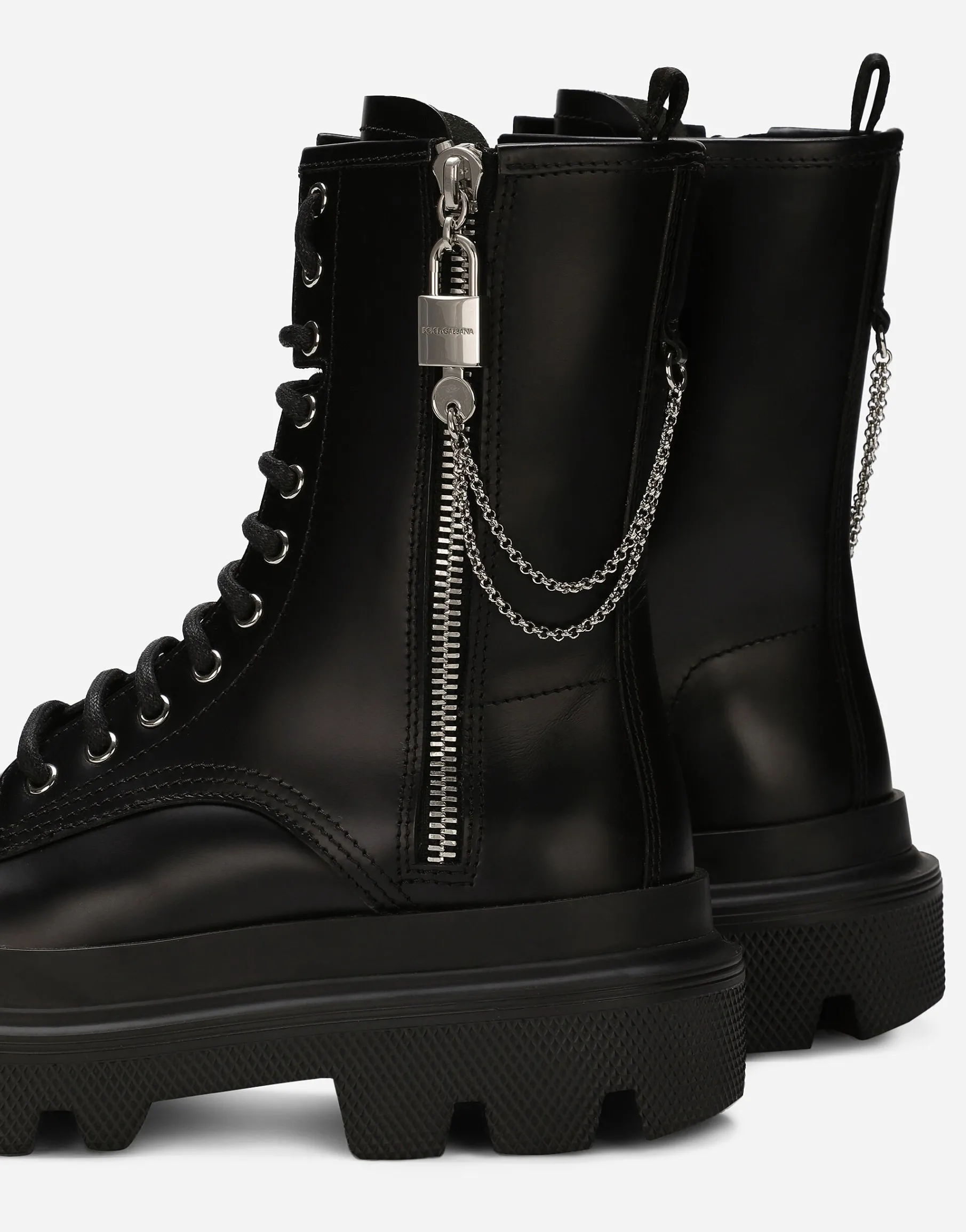 Calfskin ankle boots