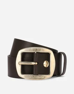 Calfskin belt