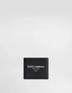 Calfskin bifold wallet