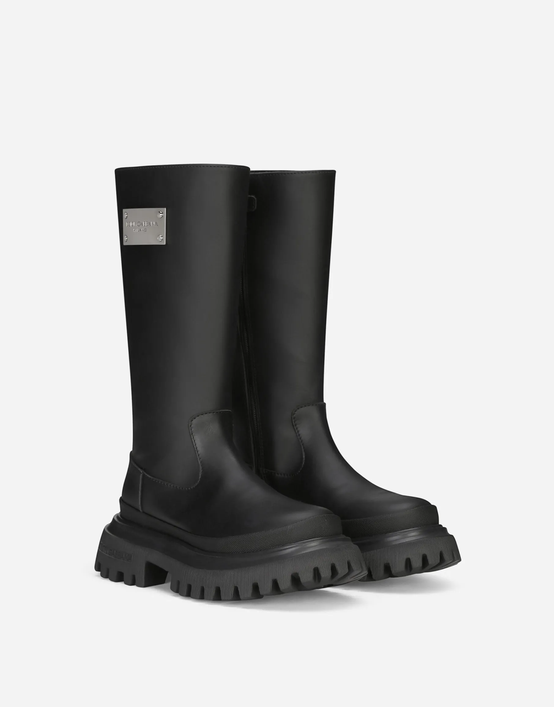 Calfskin boots