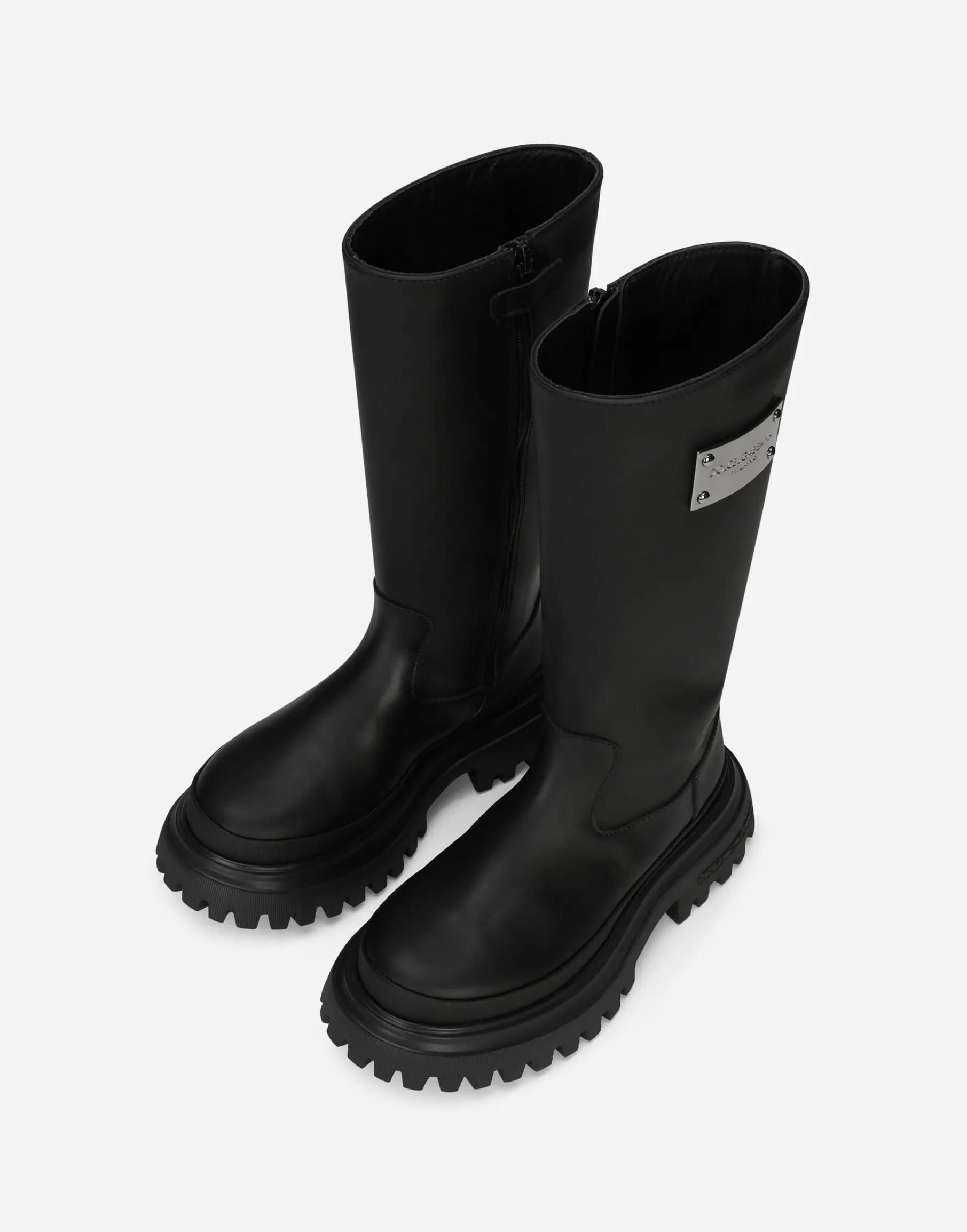 Calfskin boots