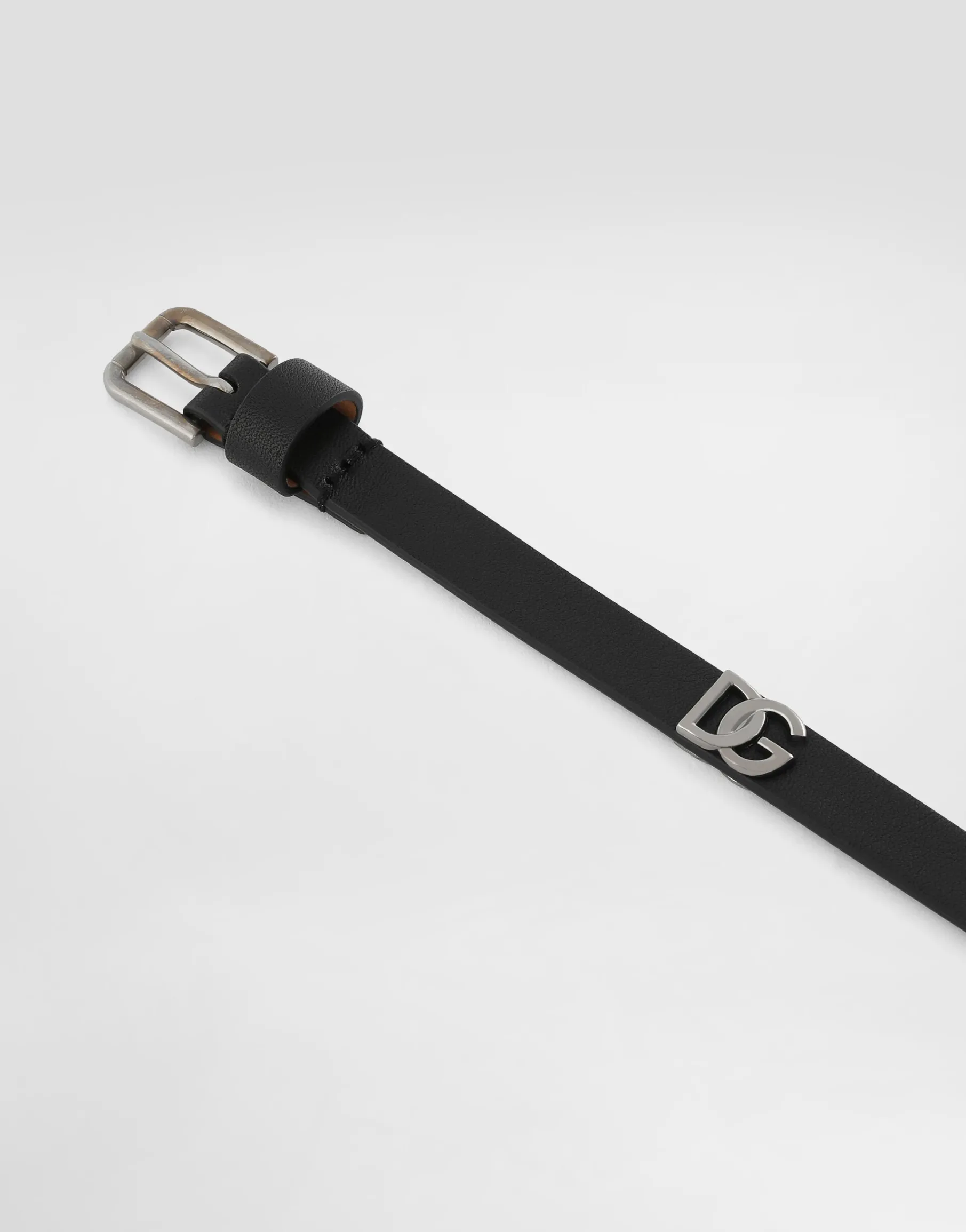 Calfskin bracelet with DG logo