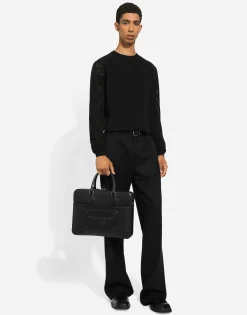 Calfskin briefcase
