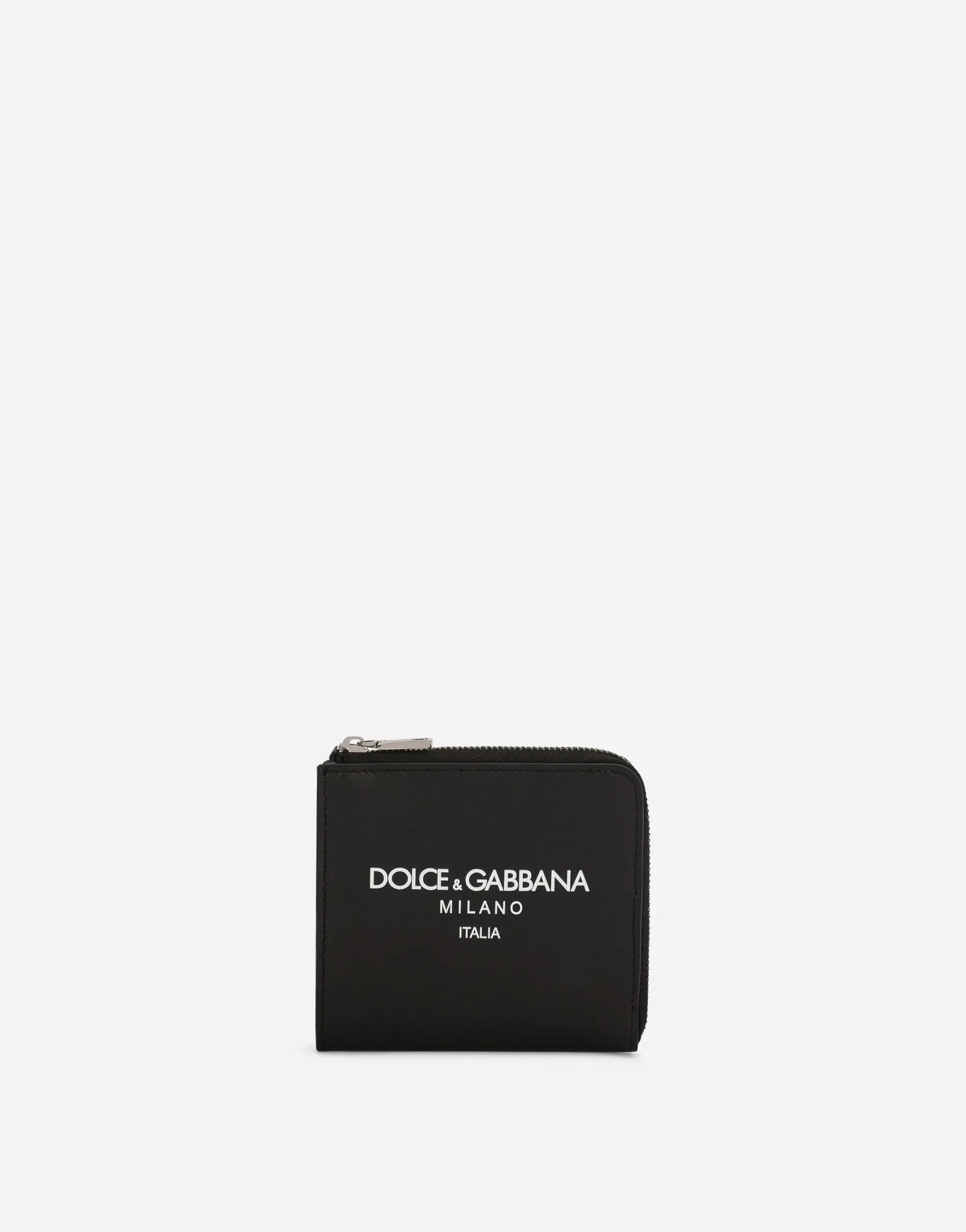 Calfskin card holder with logo
