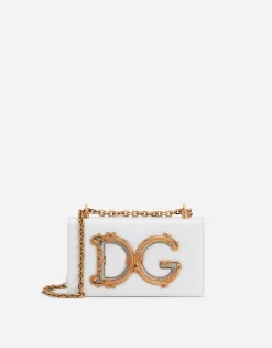 Calfskin DG Girls phone bag