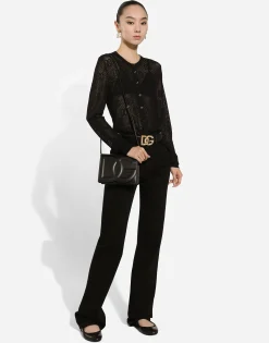 Calfskin DG Logo Bag crossbody bag