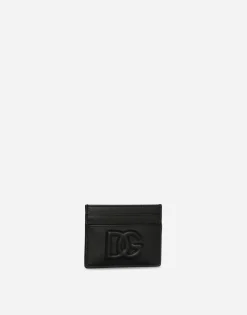 Calfskin DG Logo card holder
