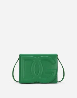 Calfskin DG logo crossbody bag