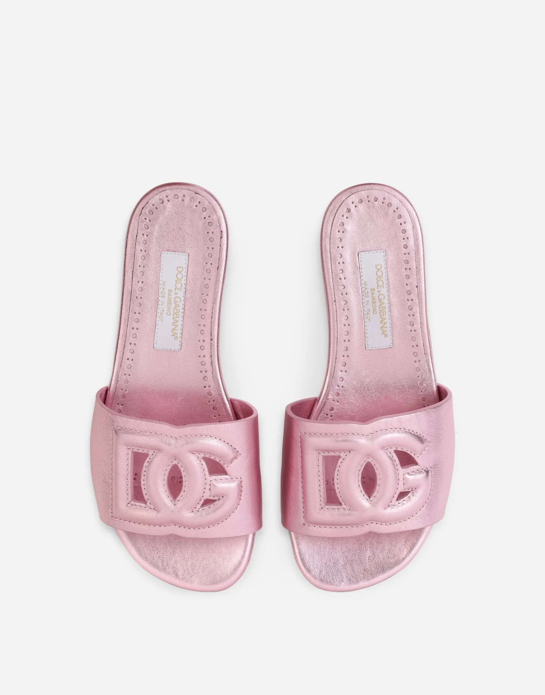 Calfskin DG millennials sliders