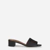 Calfskin mules with DG Millennials logo