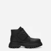 Calfskin nappa ankle boots with embossed DG logo