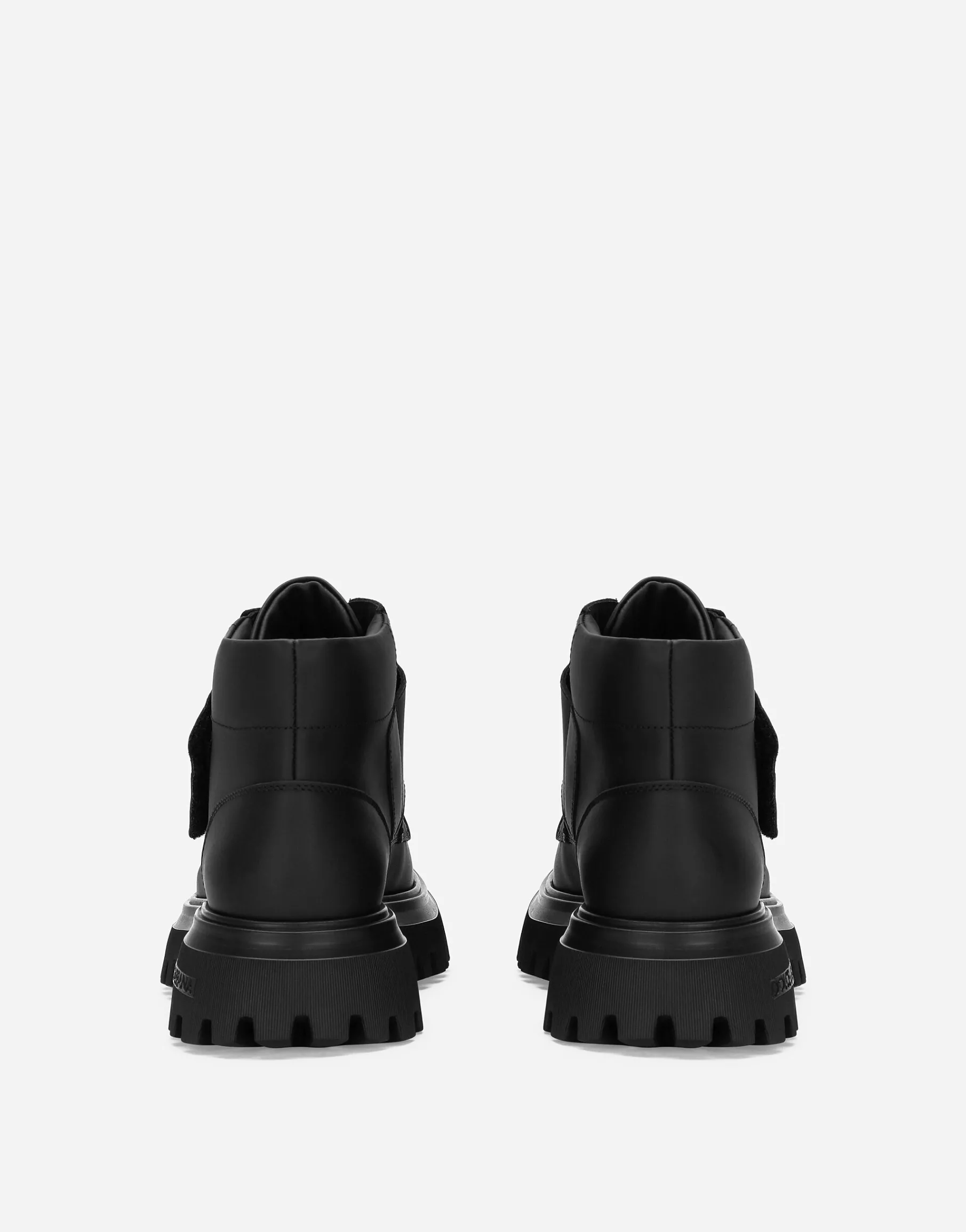 Calfskin nappa ankle boots with embossed DG logo