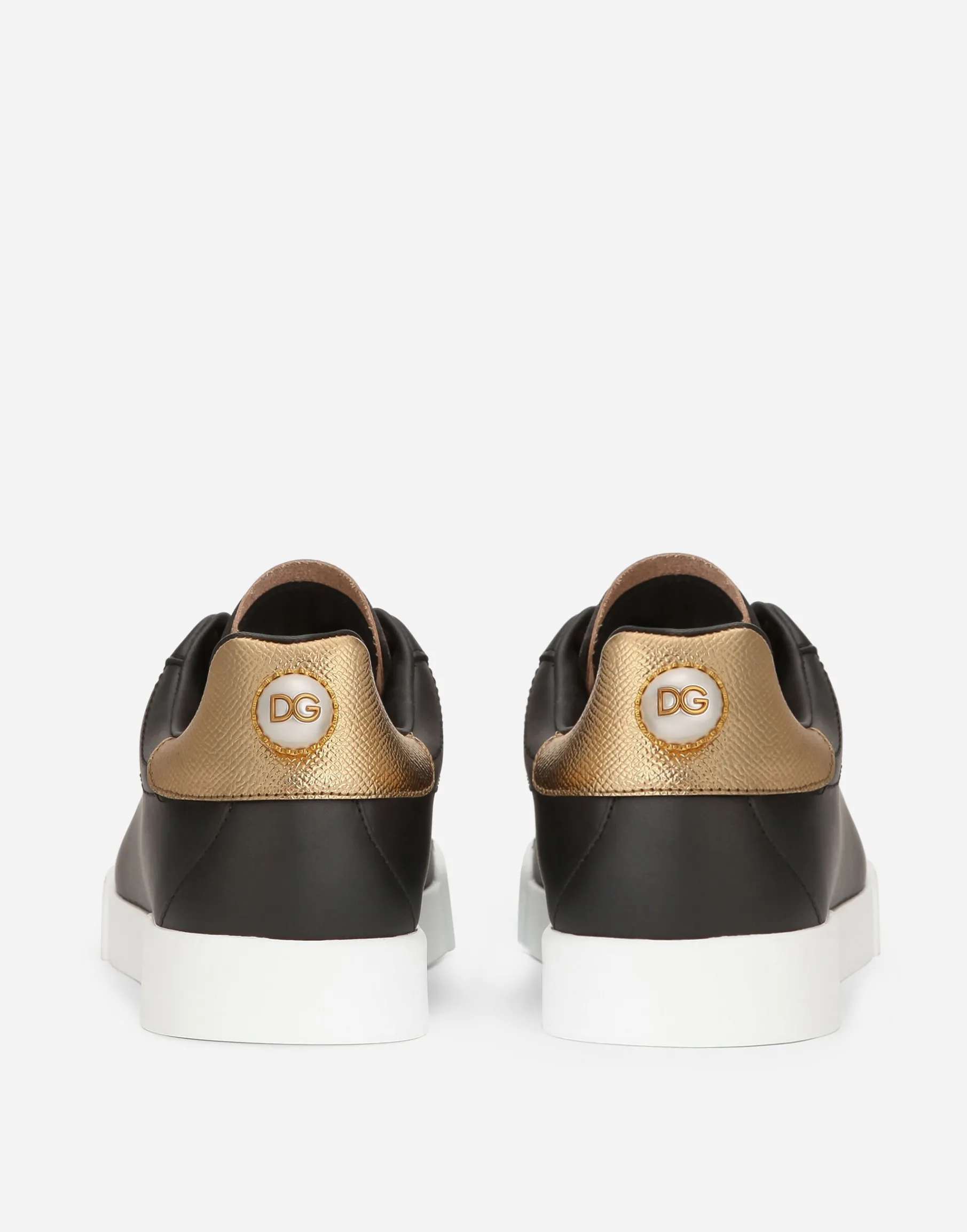Calfskin nappa Portofino sneakers with lettering
