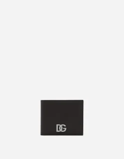 Calfskin nappa wallet with DG logo