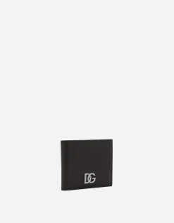 Calfskin nappa wallet with DG logo