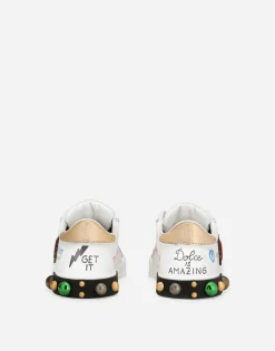 Calfskin Portofino DG King sneakers