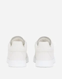 Calfskin Portofino sneakers with DG logo