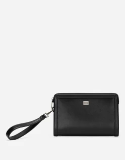 Calfskin pouch