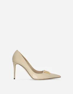 Calfskin pumps