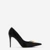 Calfskin pumps