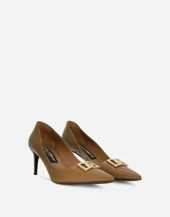 Calfskin pumps