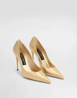 Calfskin pumps