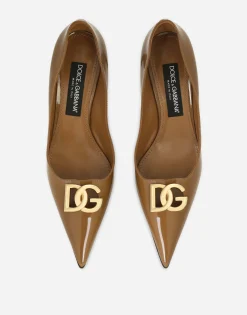 Calfskin pumps
