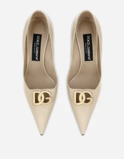 Calfskin pumps