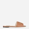 Calfskin slides with DG Millennials logo