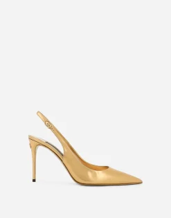 Calfskin slingbacks