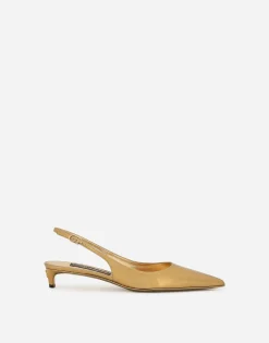 Calfskin slingbacks