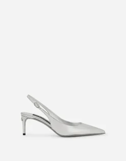 Calfskin slingbacks