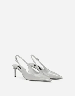 Calfskin slingbacks