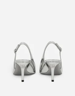 Calfskin slingbacks