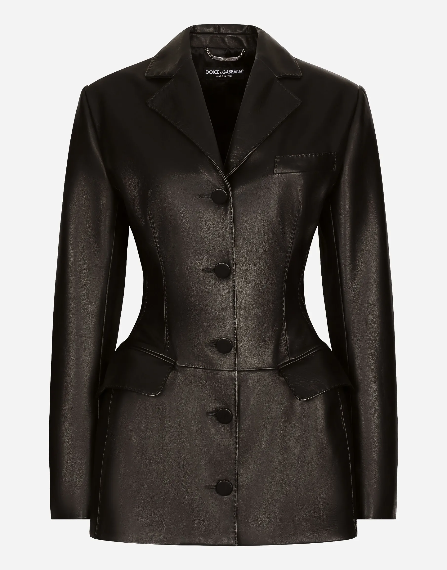 Calfskin Turlington jacket