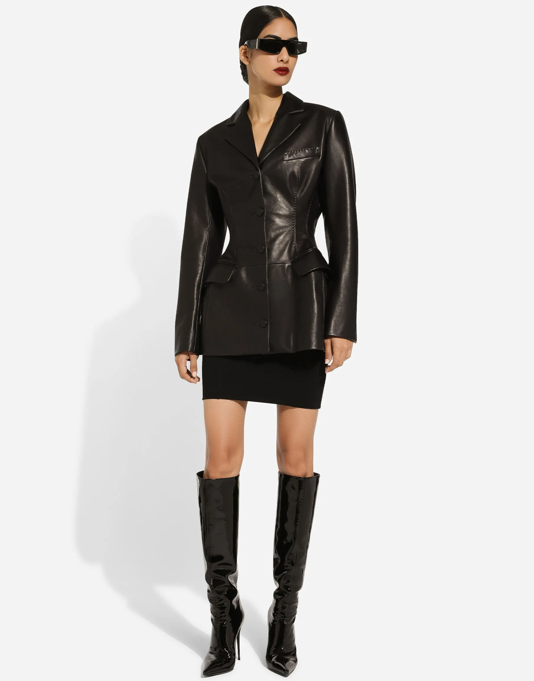 Calfskin Turlington jacket