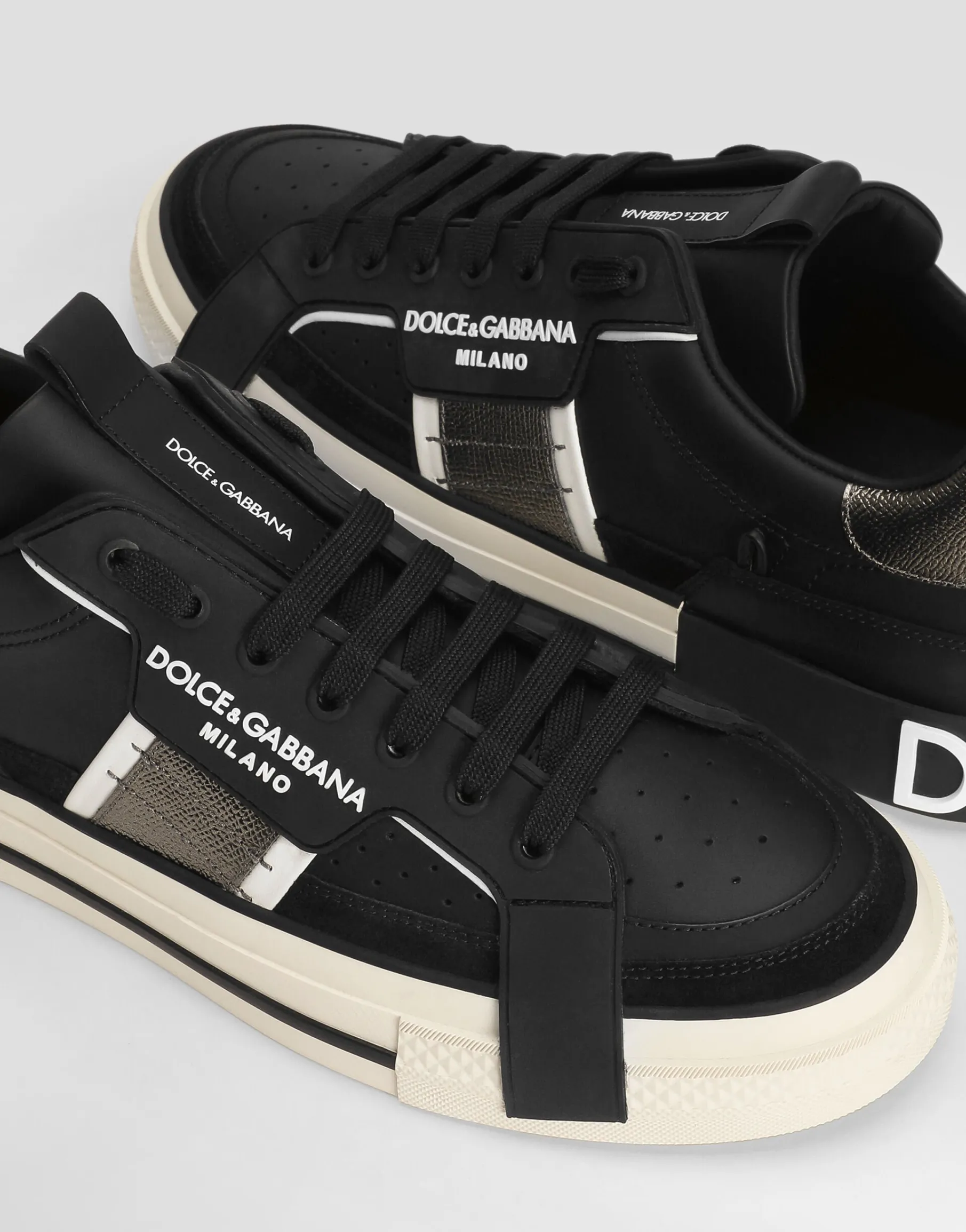 Calfskin 2.Zero Custom sneakers with contrasting details
