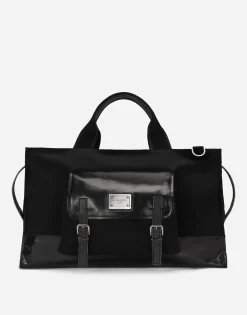Canvas holdall