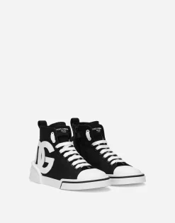 Canvas Portofino Space high-top sneakers