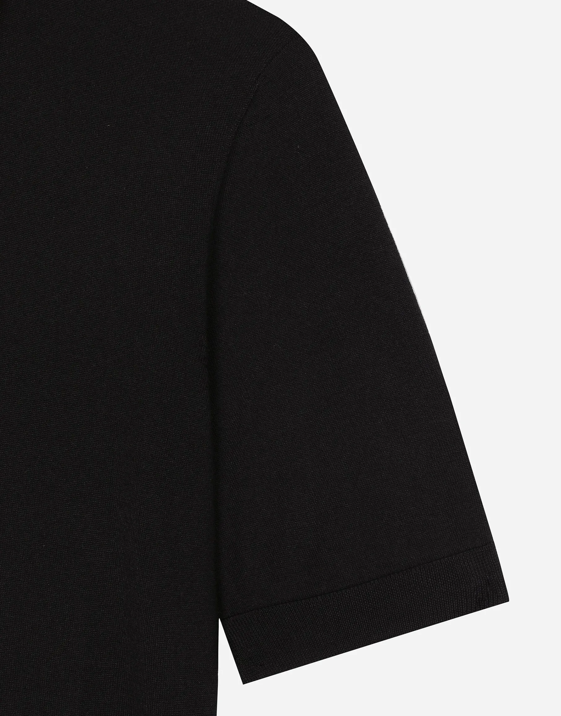 Cashmere and silk polo-shirt