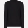 Cashmere and silk turtle-neck sweater